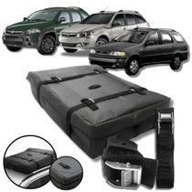 Bolsa Maleiro Teto Vulcanizado Impermeável 175l + Cinta Carga Fiat Palio Weekend Bolsa Maleiro Teto Vulcanizado Impermeável 175l + Cinta Carga Fiat Palio Weekend