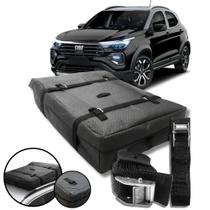 Bolsa Maleiro Teto Vulcanizado Impermeável 175l + Cinta Carga Fiat Pulse Bolsa Maleiro Teto Vulcanizado Impermeável 175l + Cinta Carga Fiat Pulse