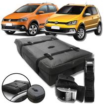 Bolsa Maleiro Teto Vulcanizado Impermeável 175l + Cinta Carga VW Crossfox Bolsa Maleiro Teto Vulcanizado Impermeável 175l + Cinta Carga VW Crossfox