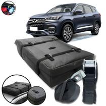 Bolsa Maleiro Teto Vulcanizado Impermeável 175l + Cinta Premium Chery Tiggo 8 Bolsa Maleiro Teto Vulcanizado Impermeável 175l + Cinta Premium Chery Tiggo 8