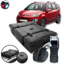 Bolsa Maleiro Teto Vulcanizado Impermeável 175l + Cinta Premium Citroen C3 Picasso Bolsa Maleiro Teto Vulcanizado Impermeável 175l + Cinta Premium Citroen C3 Picasso