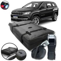 Bolsa Maleiro Teto Vulcanizado Impermeável 175l + Cinta Premium Jeep Commander Bolsa Maleiro Teto Vulcanizado Impermeável 175l + Cinta Premium Jeep Commander