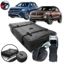 Bolsa Maleiro Teto Vulcanizado Impermeável 175l + Cinta Premium VW Tcross T-cross Bolsa Maleiro Teto Vulcanizado Impermeável 175l + Cinta Premium VW Tcross T-cross