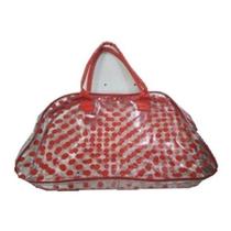 Bolsa malinha De viagem ou Praia Transparente Com Bolinha 1113 Bolsa malinha De viagem ou Praia Transparente Com Bolinha 1113