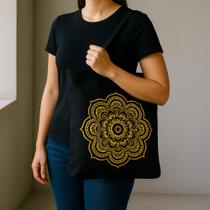 Bolsa Mandala Tecido Ecobag Sacola Feminina Bolsa Mandala Tecido Ecobag Sacola Feminina