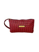 Bolsa Mão Carteira Necessaire Abc Bags Compacta - Vermelho Bolsa Mão Carteira Necessaire Abc Bags Compacta - Vermelho