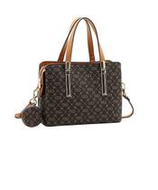 Bolsa Mão Chenson Elegance Monograma Café Bolsa Mão Chenson Elegance Monograma Café