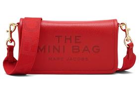 Bolsa Marc Jacobs The Leather Mini Bag Vermelho Verdadeiro Bolsa Marc Jacobs The Leather Mini Bag Vermelho Verdadeiro