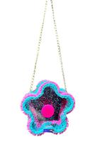 Bolsa margarida rosa e menta gigizoka dondoka