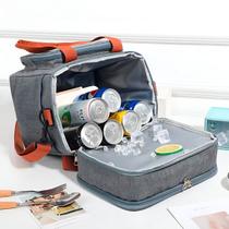Bolsa Marmita Térmica Lancheira Faculdade Trabalho Cor:cinza Bolsa Marmita Térmica Lancheira Faculdade Trabalho Cor:cinza