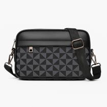 Bolsa Masculina com Fechamento em Zíper para Uso Diário e Viagem Alça de Mao e Transversal SL-005