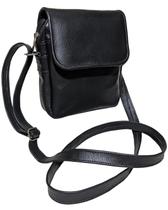 Bolsa Masculina Em Ziper De Couro Shoulder Bag Transversal