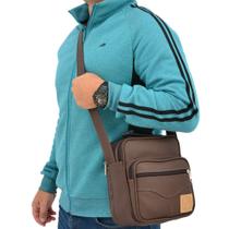 Bolsa Masculina Feminina Soulder Bag Média Pasta Tiracolo - Bolsa Transversal - Pasta Capanga - Bolsa Para Motoboy