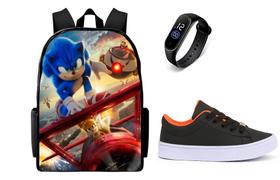 Bolsa Masculina Lançamento Escolar Mais Tênis Juvenil E Relógio Led Top Bolsa Masculina Lançamento Escolar Mais Tênis Juvenil E Relógio Led Top