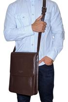 Bolsa Masculina Pasta Couro Notebook Tablet iPod