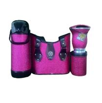 Bolsa Mateira Glitter 1 Litro de Chimarrão kit 5 peças Bolsa Mateira Glitter 1 Litro de Chimarrão kit 5 peças