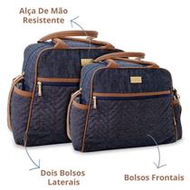 Bolsa Maternidade 2 Peças Mala Saída Impermeável Griff Luxo
