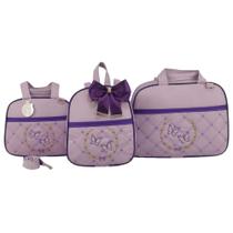 Bolsa maternidade 3 peças borboleta Bolsa maternidade 3 peças borboleta