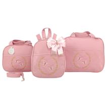 Bolsa maternidade 3 peças borboleta Bolsa maternidade 3 peças borboleta