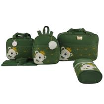 Bolsa maternidade 5 peças urso imperador