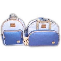Bolsa Maternidade Bebe Candy Grande + Mochila + Trocador + Urso Chaveiro