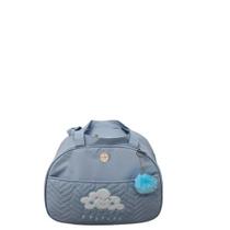 Bolsa maternidade bebê kit 4 peças Nuvem azul impermeável