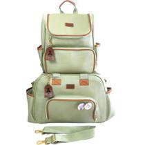 Bolsa Maternidade c/ Mochila em Corano 02 Peças