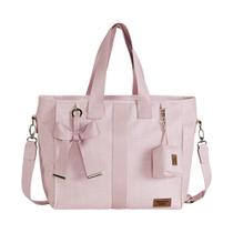 Bolsa Maternidade Classic Linho - Rosé - Batistela Baby