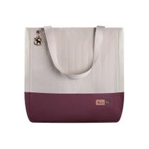 Bolsa Maternidade Coleção Cores - Creme e Marsala Bolsa Maternidade Coleção Cores - Creme e Marsala