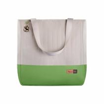 Bolsa Maternidade Coleção Cores - Creme e Verde Bolsa Maternidade Coleção Cores - Creme e Verde