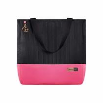 Bolsa Maternidade Coleção Cores - Preto e Pink