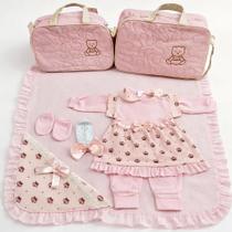 Bolsa Maternidade Com Saída Maternidade Bebê Menina Feminina Bolsa Maternidade Com Saída Maternidade Bebê Menina Feminina
