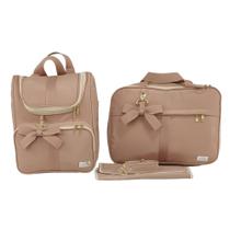 Bolsa maternidade de luxo nude - LET BABY BOLSAS DE MATERNIDADE