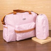Bolsa maternidade e necessaire luxo rosê Bolsa maternidade e necessaire luxo rosê
