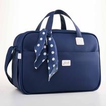 Bolsa Maternidade e Trocador Candy Azul-Marinho Just Baby