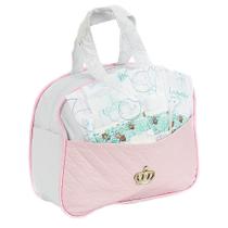 Bolsa Maternidade Enxoval 03 Fraldas Rosa Bebê Reborn Luxo Bolsa Maternidade Enxoval 03 Fraldas Rosa Bebê Reborn Luxo