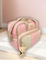 Bolsa Maternidade Grande Bebê Enxoval Miellu Menino Menina - Linha Deluxe Cor:Marrom