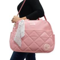 Bolsa Maternidade Grande Linha Graca Rosa Hug