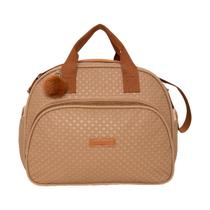 Bolsa Maternidade Grande Pirulitando Leveza Amêndoa