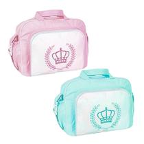 Bolsa Maternidade Impermeável Menina Mamãe Bebê Multifunções Média Com Alças Multiuso Bolsa Maternidade Impermeável Menina Mamãe Bebê Multifunções Média Com Alças Multiuso