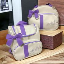 Bolsa Maternidade Kit Merlim 2 Peças Mochila 2 Em 1 Conjunto Mamãe e Bebê Bolsas