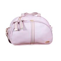 Bolsa Maternidade Lyssa Baby Coleção Laços cor marfim e rosa