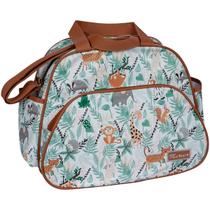 Bolsa Maternidade M Safari Elefante Girafa Zebra Lilian Baby