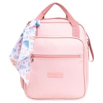 Bolsa Maternidade Média Pirulitando Coleção Arco-Íris Rosa - Pirulitando Baby