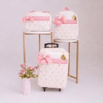 Bolsa Maternidade Menina Enxoval Mala Luxo Jardim Encantado Luxo
