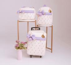 Bolsa Maternidade Menina Enxoval Mala Luxo Jardim Encantado Luxo