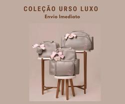 Bolsa Maternidade Menina Menino Coleção Urso Enxoval Saída Maternidade