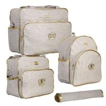 Bolsa Maternidade Mochila Menina Menino Reforçada - Plike Baby