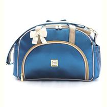 Bolsa Maternidade Pequena Bebe Menina Menino Miellu Azul