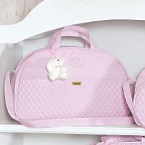 Bolsa Maternidade Puppi Coroa Rosa G